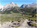 Rifugio Pederü - Sasso delle Dieci / Zehnerspitze